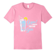 "Gym I Thought You Said Gin" Funny Gym Fitness Cocktail Tee