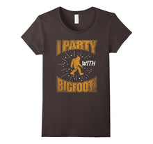 Bigfoot Shirt I Party With Sasquatch Yeti Camping T-Shirt