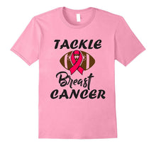 Breast Cancer Football Tackle T-Shirt Shirt