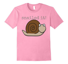 "Snailed It" Kids Fun "Nailed It" Cute Snail Design T-Shirt