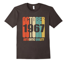 Retro October 1967 T-Shirt 50 Yrs Old Bday 50th Birthday Tee