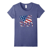 Distressed Don't Moose With Me American Flag Shirt