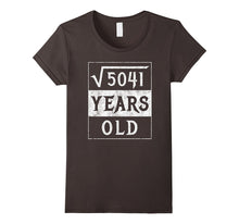 71st Birthday Gift Square Root 71 Yr Years Old Funny Shirt