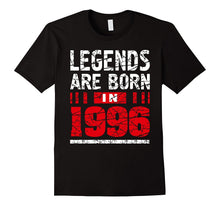 21 Year Old Boy Shirt Gift Legends Are Born in 1996 Cool Tee