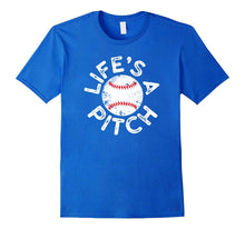 Life's a Pitch Funny Baseball T Shirt