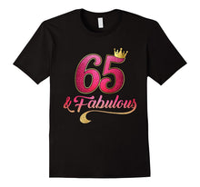 65th Birthday Queen Fabulous 65 Years Old T-Shirt