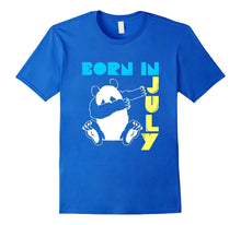 Born in July Tee Shirt Panda Lover Gifts for Men Women Kids