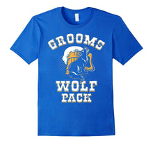 Mens Groom's Wolf Pack Bachelor Party T-Shirt