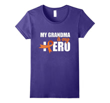 My Grandma Is My Hero T-Shirt Leukemia Cancer Awareness Gift