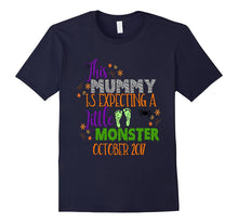 Halloween Pregnancy Shirt Mummy Monster Due October 2017