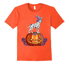 Dalmatian With Pumpkin, Best Gift Shirt for Halloween
