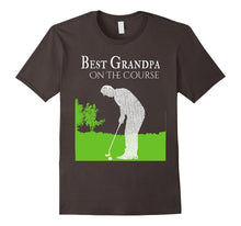 Mens Best Grandpa on the Course Golf Shirts for Men Gift for Dad