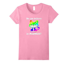 Do You Believe in MEOWGIC Funny Cat Magic T-Shirt Girls Moms