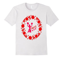 Cheerleader Shirt Cheerleading Daughter Cheer Red