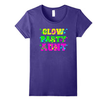 Glow Party Aunt Kids Birthday T Shirt
