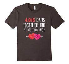 11th Anniversary Shirt 4,015 Days Together Who's Counting?