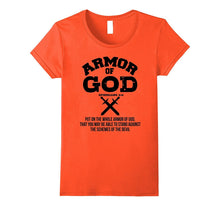 Put on the Armor of God Christian Gift Bible Quote T-Shirt