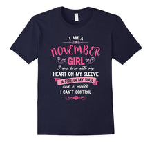 I Am a November Girl T-Shirt Womens Birthday Gifts Shirt