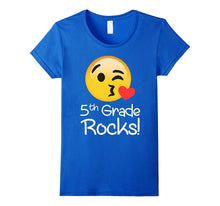 5 Th Grade Rocks Emoji tShirt Funny Fifth Graders & Teachers