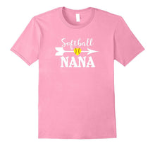 Softball Nana Tshirt Grandma Grandparents Gift Idea