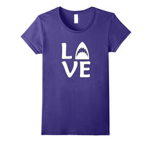 LOVE Sharks T-Shirt Women Men Girls Boys