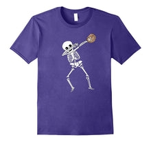 Halloween Dabbing Skeleton Baseball T Shirt Funny Dab Dance