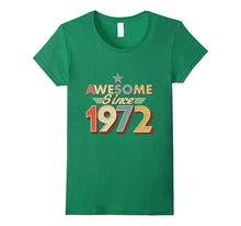 Awesome Since 1972 Vintage T-Shirt 45 Yrs Old 45th Birthday