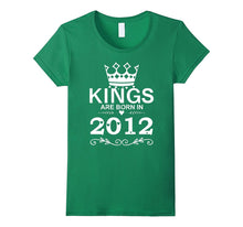 Kings Are Born in 2012 T-Shirt 5th Birthday Gift Boy Vintage