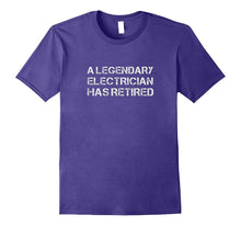 A Legendary Electrician Has Retired Retirement Gift T-Shirt