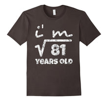 Square Root of 81: 9th Birthday 9 Years Old T-Shirt