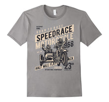 Classic Half Mile Motorcycle Side Car Bikers Race T Shirt