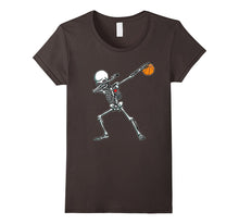Halloween Dabbing Skeleton Basketball TShirt Funny Dab Dance