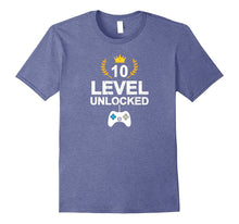 10th Birthday Level 10 Unlocked Funny T-Shirt Gamer Gift Kid