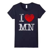 Love MINNESOTA T-Shirt Heart Funny Tee