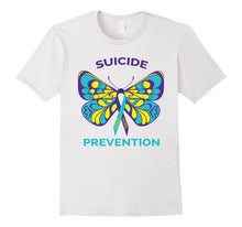 Suicide Prevention Awareness Butterfly Ribbon T-Shirt