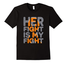 Mens Her Fight Is My Fight Multiple Sclerosis Support Tee, MS Tee