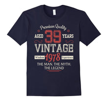 Legends Are Born in 1978 Aged 39 Years Old Vintage Awesome
