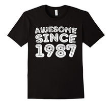 Awesome Since 1987 T-Shirt Funny 30th Birthday Gift Shirt