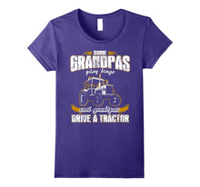 Fathers Day T-Shirt Cool Grandpas Drive a Tractor
