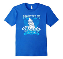 Mens Promoted to Daddy Est. 2018 T-Shirt: Time to Feed Baby