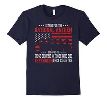 I Stand for the National Anthem - Veteran Pride T-Shirt