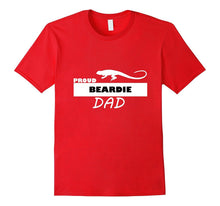 Proud Beardie Dad Bearded Dragon T-Shirt