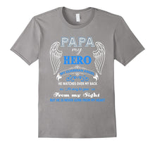 Papa My Hero My Guardian Angel T Shirt, Papa My Hero T Shirt