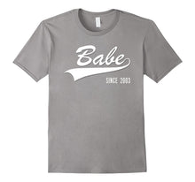 14th Anniversary Gifts Babe 2003 Couple Wedding Tshirt