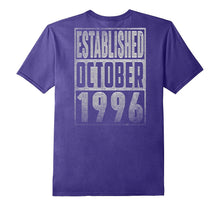 Established OCTOBER 1996 Straight Outta 21 Years Backside