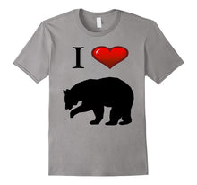I LOVE BEARS SILHOUETTE T-Shirt -Perfect for Animal Lovers