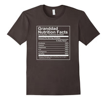Granddad Nutrition Facts Shirt Nutritional Father's Day Gift