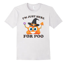 I'm Just Here for Poo Tee Emoji Emoji Poop Halloween T-Shirt