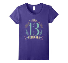 Officially a Teenager Birthday T-Shirt