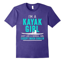 I'm a Kayak Girl Shirt Distressed Teal